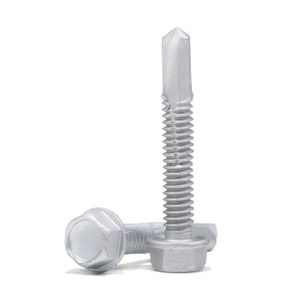 Fine Thread Hex Washer Self-drilling Screws