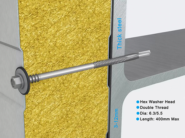 sandwich panel self drilling screw 
